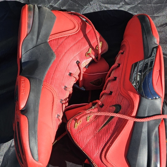 Nike Shoes Mens Size US 11 Basketball Flight Pippen Sneakers Red 705065-610 - Picture 6 of 8